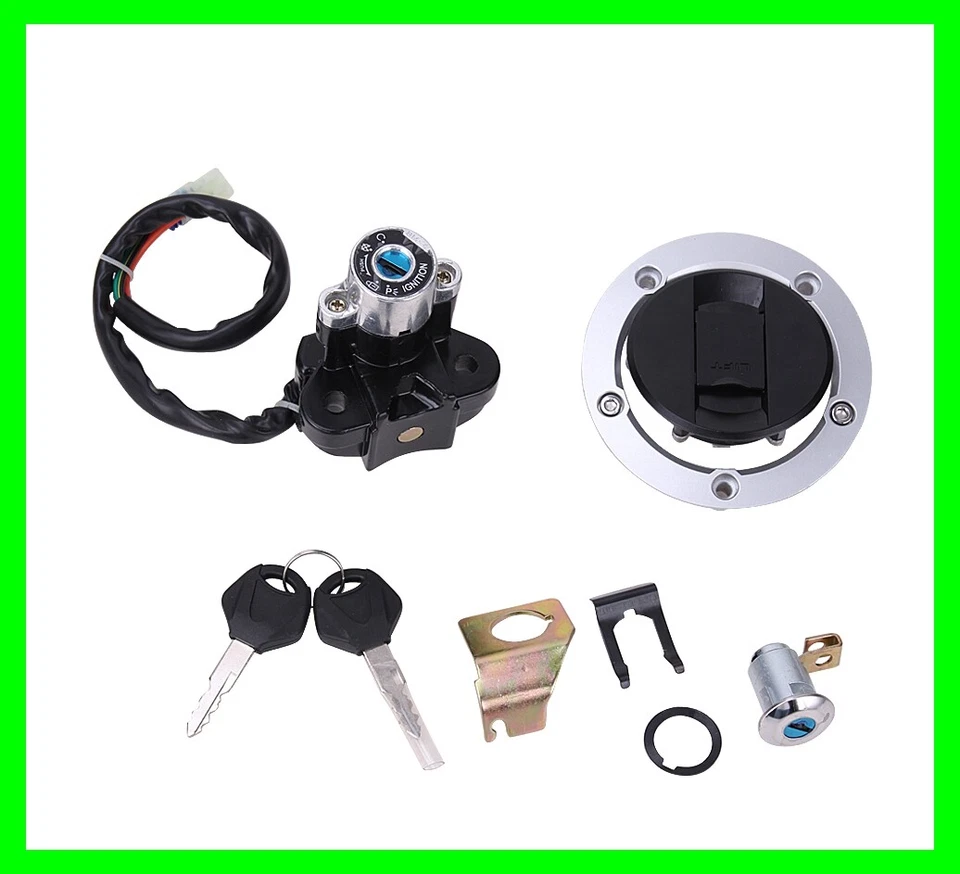 Interruptor de encendido para Suzuki GSXR 600 1000 2003-2016 tapa de gas combustible llaves de bloqueo de asiento Foto 3 de 4