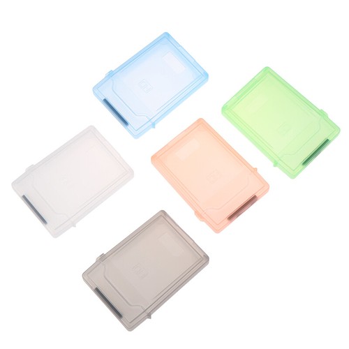 2.5'' IDE SATA HDD Hard Drive Disk Plastic Storage Box Case Enclosure CoverB-j - Photo 8/14