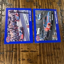 RICHARD PETTY 1991 Traks STP Son Gun #4 & Racers Edge #2 Nascar Cards (d3)