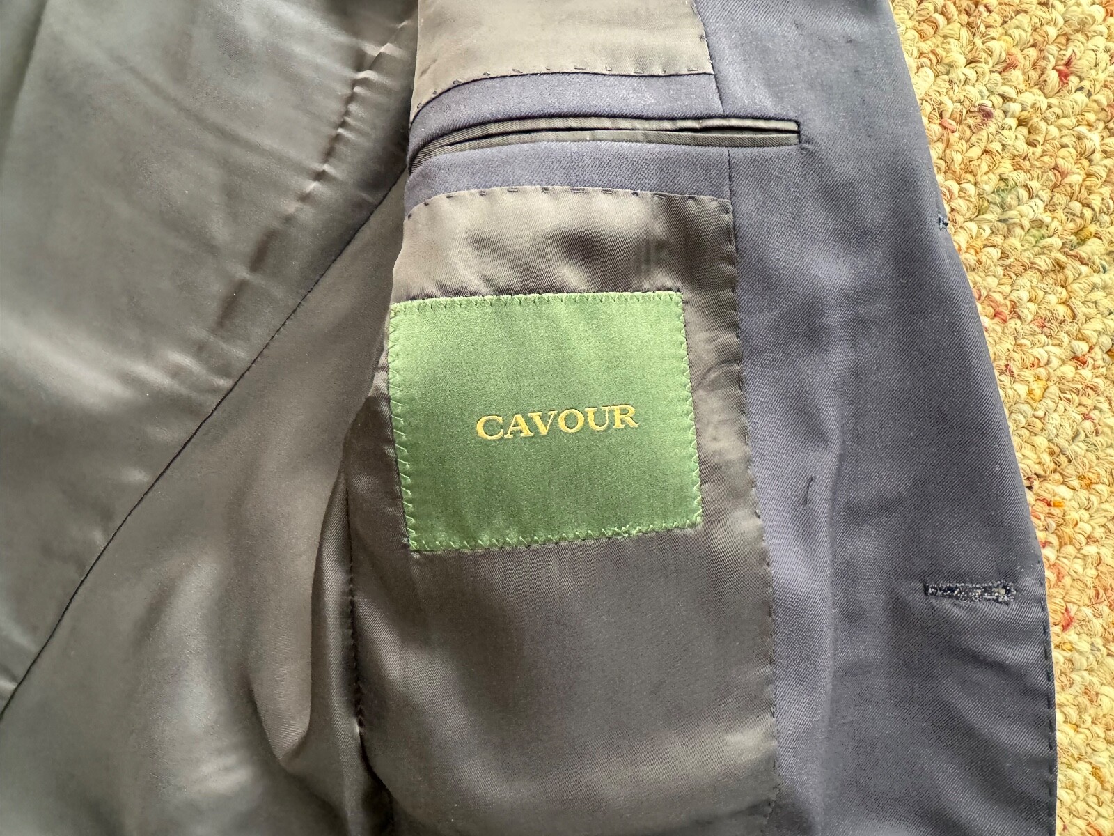 Cavour Luxury Suit in Navy S180s Size US 36 FITS LIKE SUITSUPPLY eBay