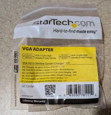 StarTech Slimline VGA HD15 Gender Changer - F/F GC15HSF