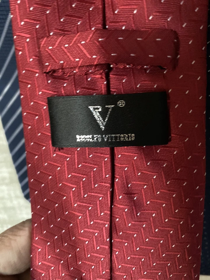 Set of 3 Rodolfo Vittorio handmade ties new - Image 4 of 4