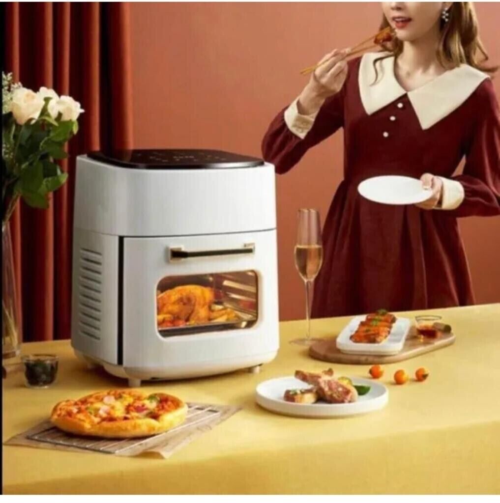 Friggitrice Ad Aria Calda Sifuplex 6,5L Con Tecnologia Rapid Air - Touch Screen E 3 Funzioni (Friggere, Cuocere, Riscaldare)