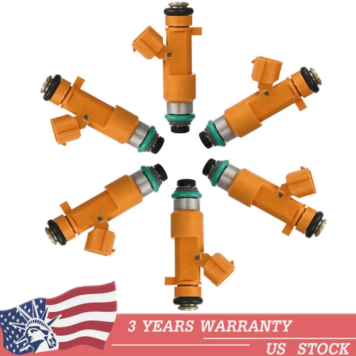6X Fuel Injectors For Infiniti Q50 Q60 Q70 Qx50 Qx70 Ex37 3.7L 2014 2015 2016 US - Image 2 of 4