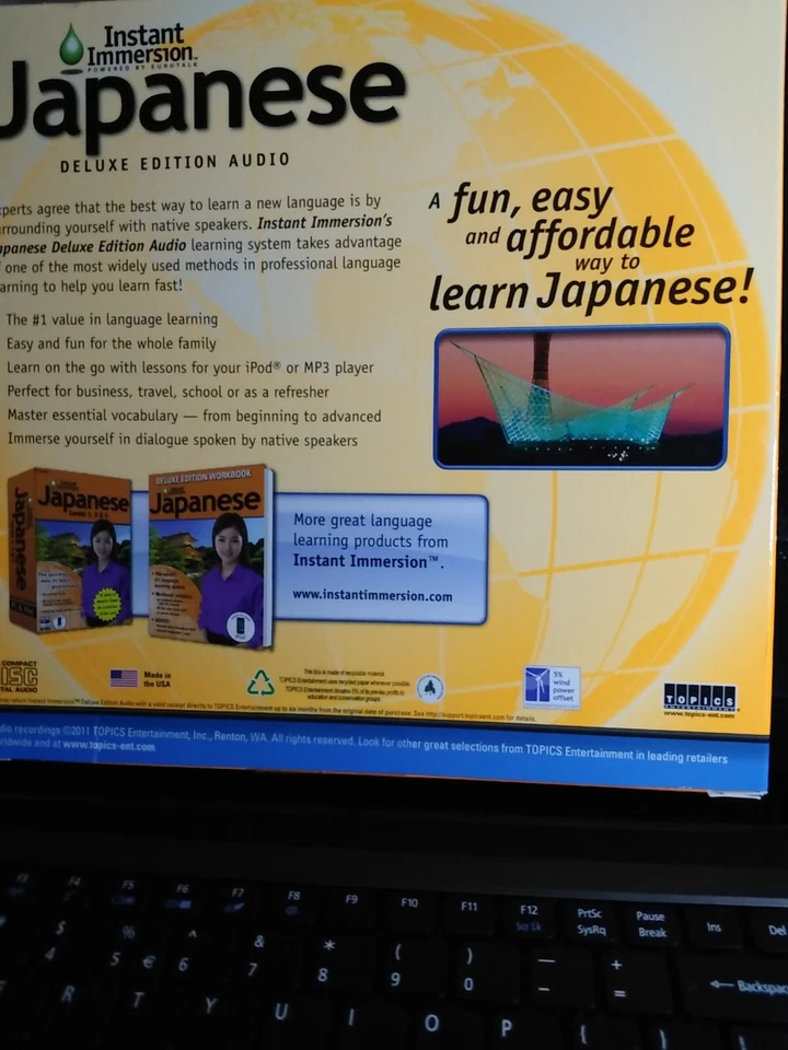 Japanese 16 Audio CD Deluxe Instant Immersion - Image 2 of 2