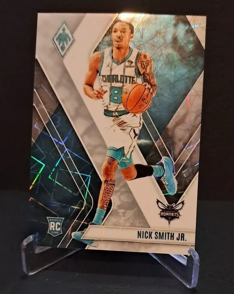 2023-24 Panini Phoenix RC #255 Nick Smith Jr. White Lazer Phoenix – 136/150