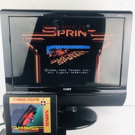 Super Sprint (Nintendo Entertainment System, 1989) Cartridge Tengen NES