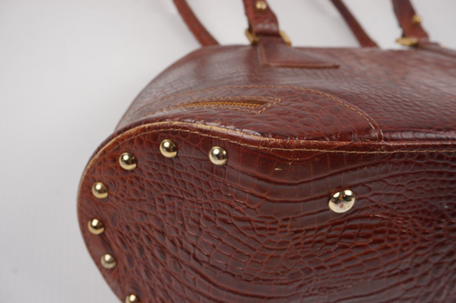 Gorgeous Charles Calfun Genuine Caiman Purse with Little Use - Picture 20 of 20