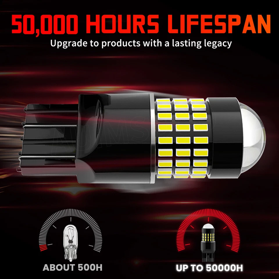 7443 7440 LED Turn Signal Light Bulbs High Power Lamps For Acura TL 96-98 04-08 - Image 2 of 4