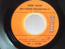 Bobby Bland,Duke,"Ain't Doing Too Be",US, 7" 45, 1964 R&B classic, Mint