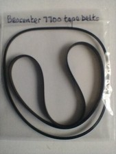 Bang and Olufsen B&O Beocenter 7700 tape deck cassette player rubber belt set.