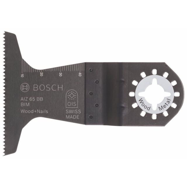 Bosch Tauchs/ägeblatt Holz und Metall f/ür Multifunktionswerkzeuge Starlock AII 65 APB BIM