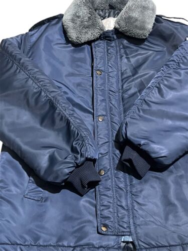 Israeli Police/Security Winter Jacket – Vintage Military Coat (Size XL) - Picture 4 of 6