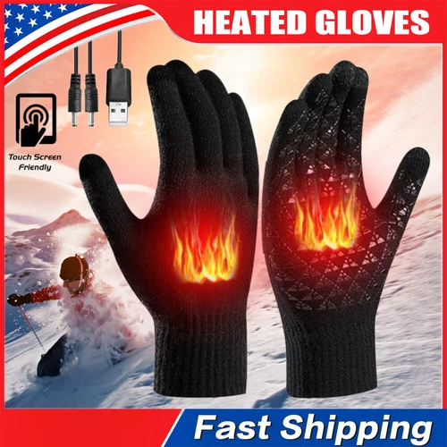 Elektrisch beheizte Handschuhe mit Akku – warm und bequem im Winter. - Bild 2 von 13