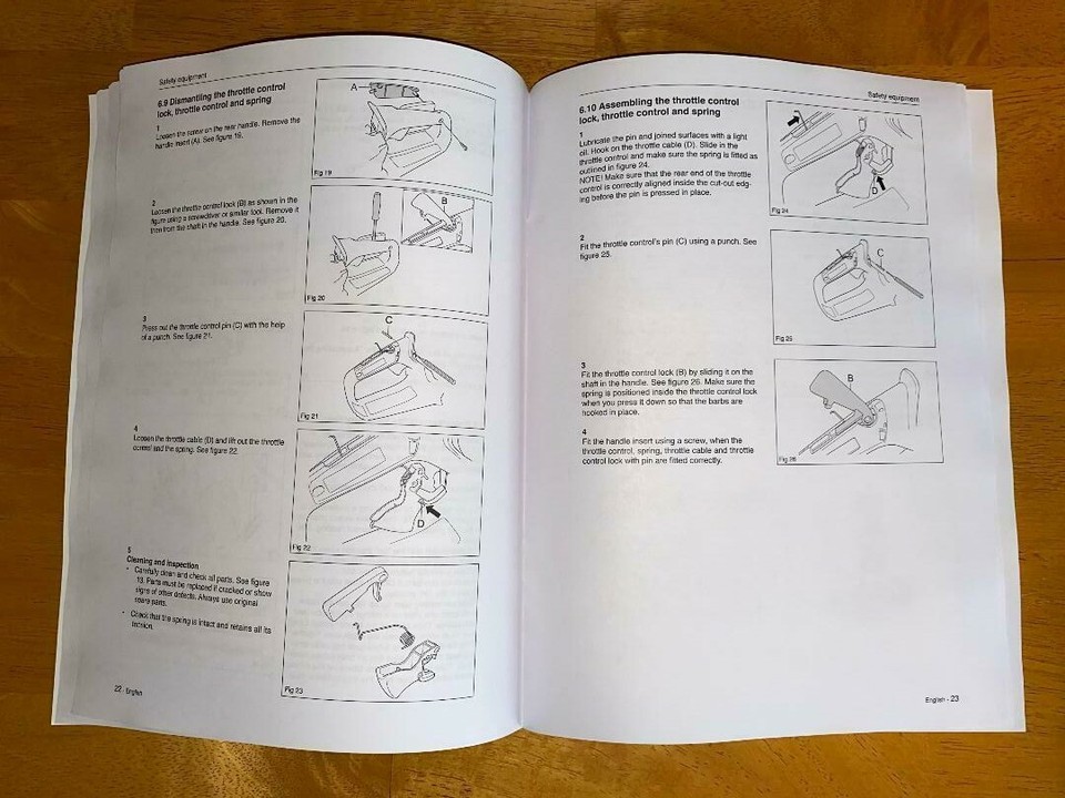 Husqvarna 555, 560, 562 XP XPG Chainsaw Service Workshop Repair Manual ...