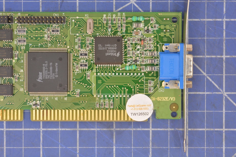 JA-8232E-V3 / VIDEO CARD-L3510,VGA ISA BUS,HALF LENGTH,15PIN FEMALE,MODELTV32E - Изображение 2 из 4