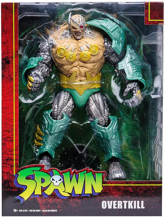 SPAWN CS20.DELUXE BOX“OVERTKILL III” McFarlane Toys Spawn OverKill III Deluxe Box Figure Pack