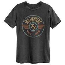 amplified foo fighters ff air unisex cotton black t-shirt