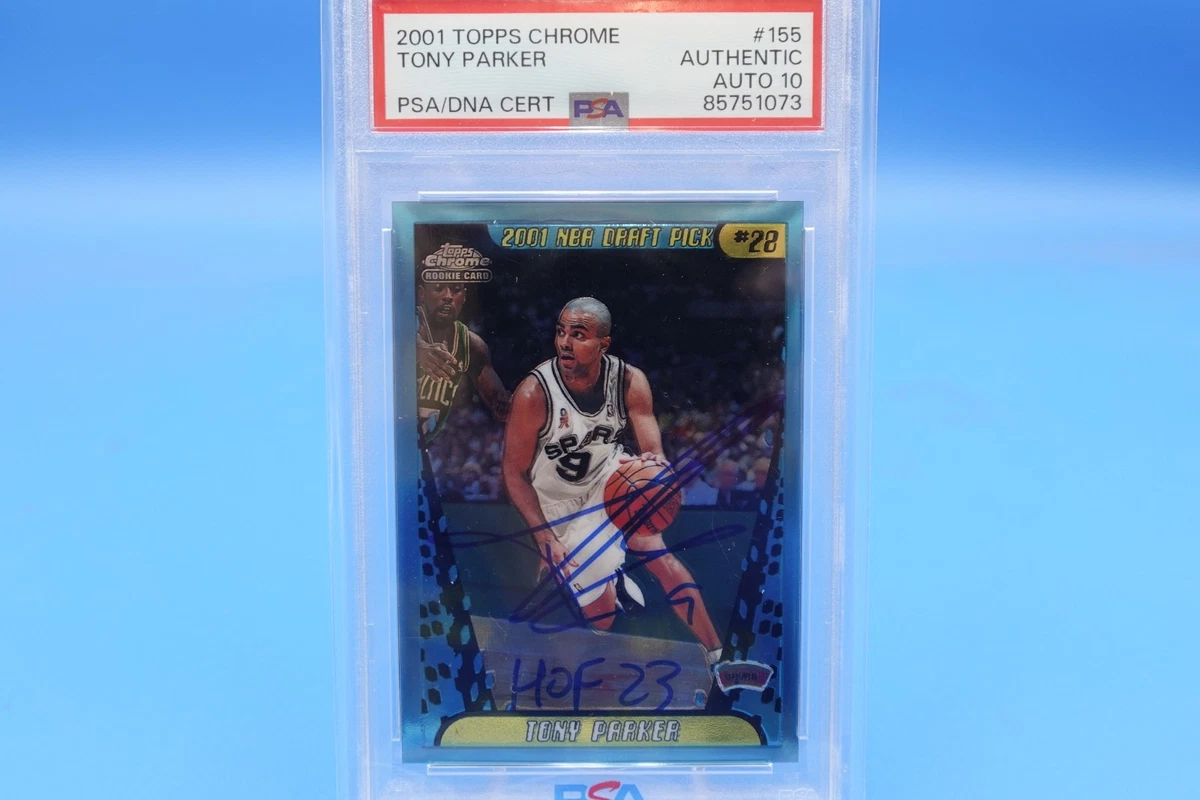 Tony Parker Basketball Autographed Sports Trading Cards