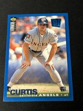 1995 Collector's Choice SE Chad Curtis #32 Blue Parallel Baseball