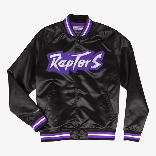 Mitchell & Ness NBA Toronto Raptors Lightweight Satin Jacket Mens Sz Small