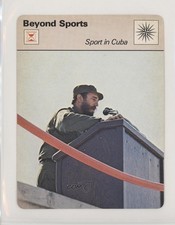 1977-79 Sportscasters Series 24 Lausanne Sport in Cuba (Fidel Castro) #24-04 k1j