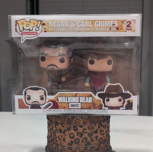Funko Pop! Vinyl The Walking Dead Negan & Carl Grimes 2 Pack AMC Figure