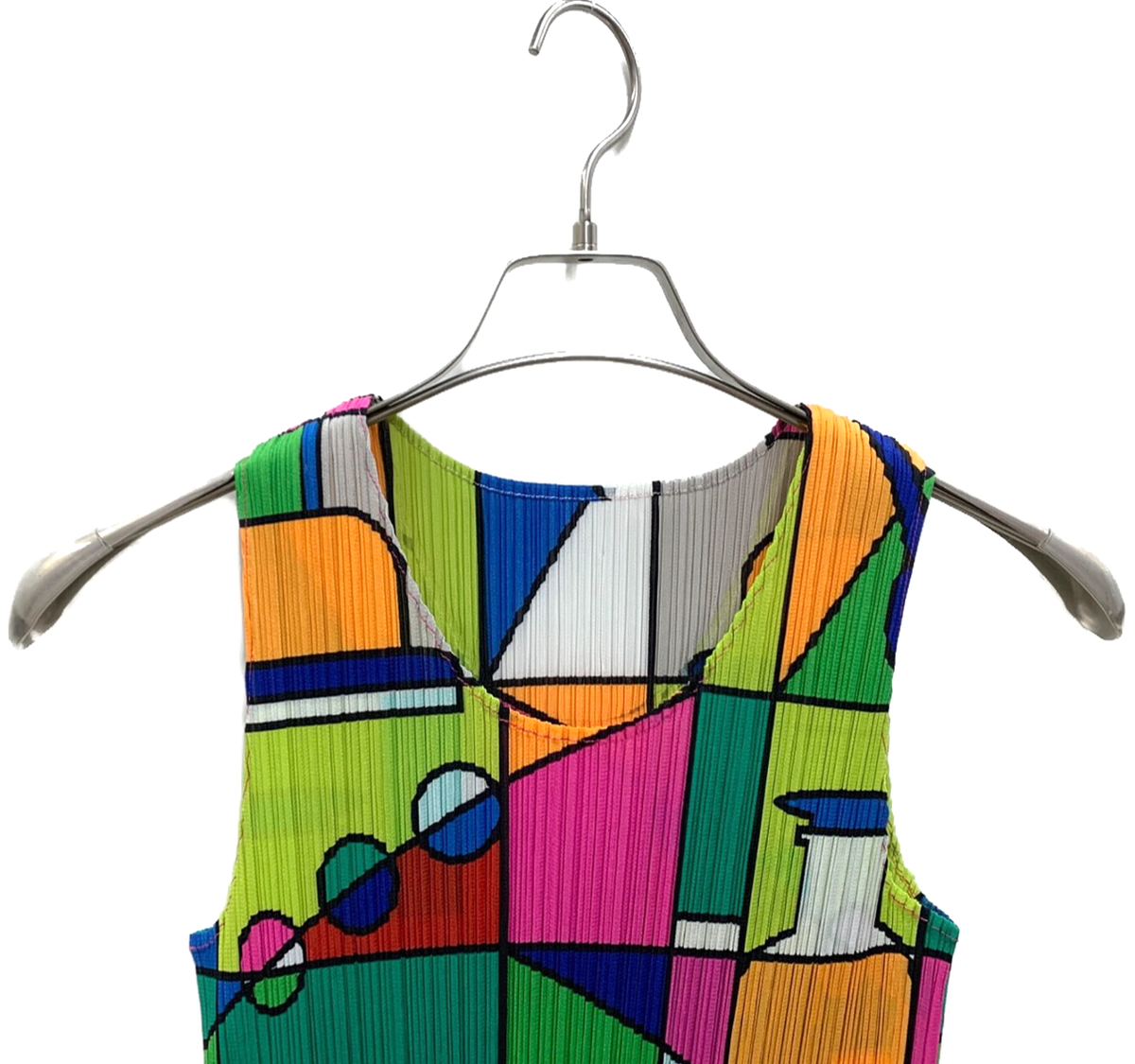 PLEATS PLEASE Issey Miyake Pleated Tank Top Multicolor PP81JK631