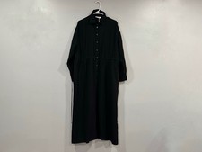 Everlane The Mini Jacquard Stripe Shirtdress Size XL Black NEW