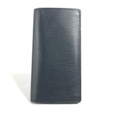LOUIS VUITTON M60622 Epi Portefeuille Brazza bifold Long Wallet Noir Black
