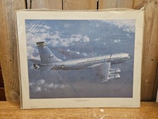 KC 135 Stratotanker Boeing KC 135-E Vintage Power Graphics NOS 20  x16  Rare HTF 