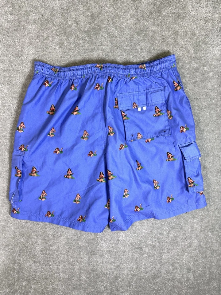 Pantalones Cortos de Carga Daniel Cremieux Para Hombres Equipo de Surf Azul Hula Niñas Talla XL Foto 2 de 4