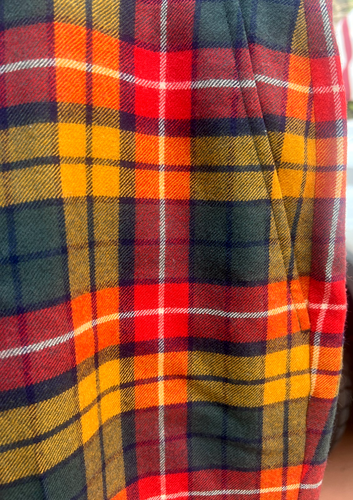 Vintage Orvis Scottish Tartan Wool Plaid Colorful Hose Herren 40 Golf Neu! - Bild 7 von 8