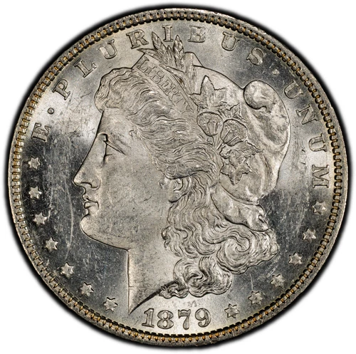 1879 (P)  Morgan Silver Dollar - PCGS GOLD SHIELD AU58 (Looks UNC)  BETTER DATE!