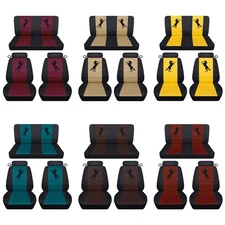 Front and Rear car seat covers Fits 1994-2004 Ford Mustang coupe/convertible