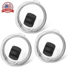 30 Oz Tumbler Lid for Yeti, 3 Pcs Magnetic Replacement Lids for Yeti Rambler 30/