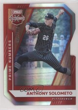 2021 Elite Extra Edition Prime Numbers C Die-Cut /217 Anthony Solometo #37 0q3