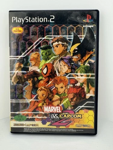 RARE Marvel vs Capcom 2 PS2 New Age Of Heroes Korean Version  Koko Capcom