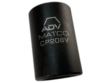 Matco Tools ADV CP206V 5/8" SAE 1/2" Drive 6 Pt Shallow Impact Socket Excellent