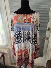 lily by firmiana Boho Patchwork Dress Sz 4xl