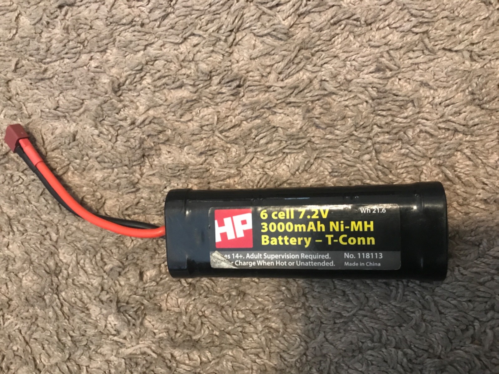 HP Hobby People 3000mAh 7.2V 6-Cell NiMH Flat Battery Pack w