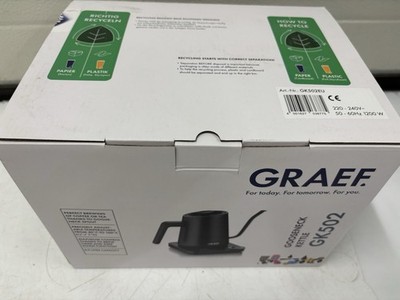 B-Ware Graef Pour Over Wasserkocher GK502EU Temperatureinstellung schwarz