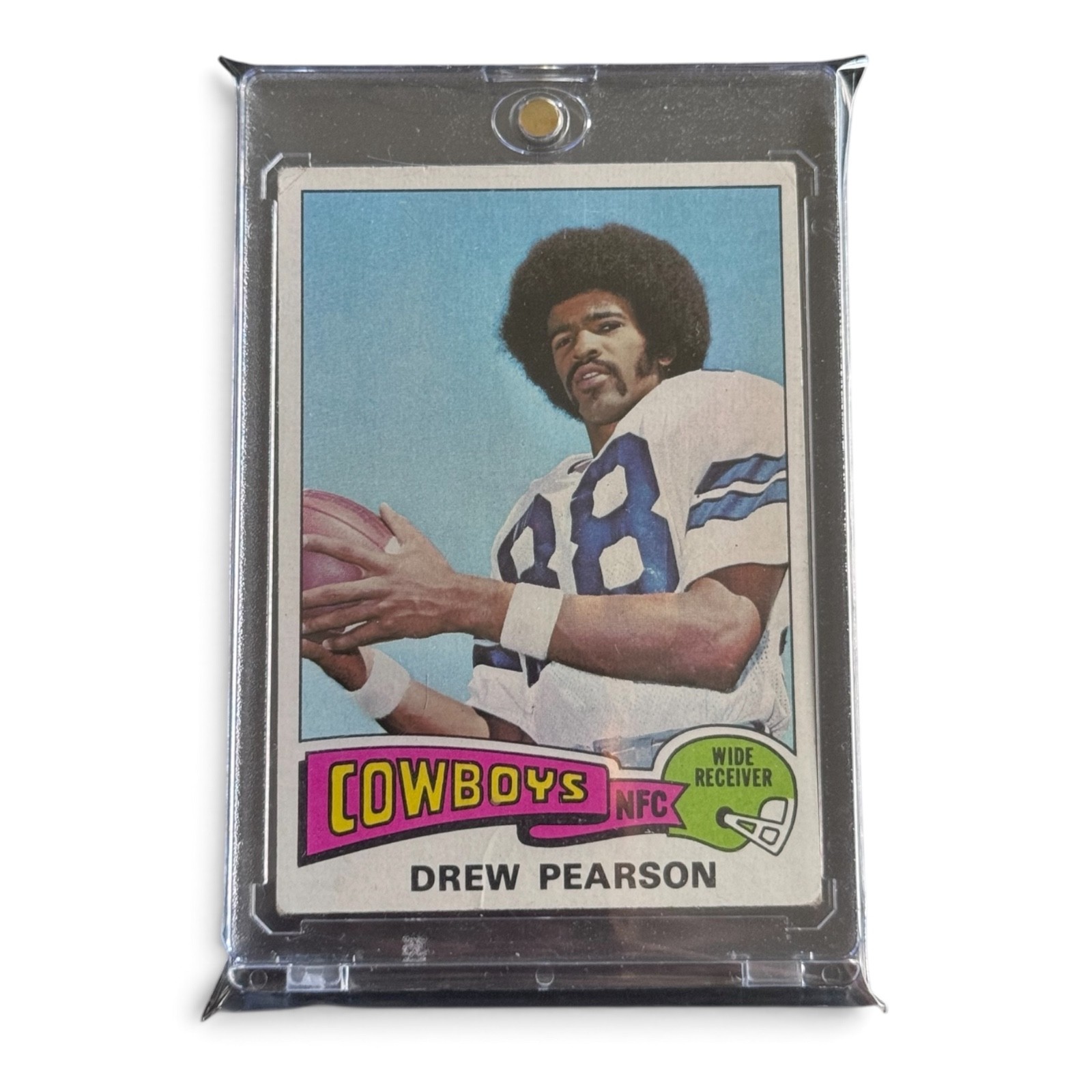 1975 TOPPS - Drew Pearson #65 Dallas cowboys card good condition