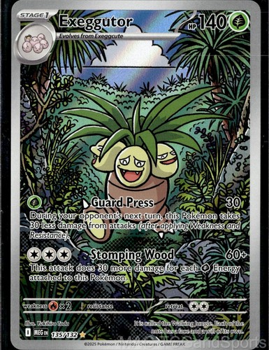 Exeggutor 135/132 Holo Mega Evolution Pokemon TCG NM