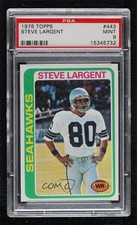 1978 Topps Steve Largent #443 PSA 9 MINT HOF 16yo