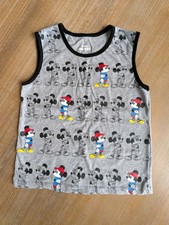 Disney Junior Mickey Mouse Boys' Gray Sleeveless Tank Top Size 5/6