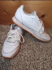Veteran Charity Listing Reebok Classics Women's White Sneakers with Gum Soles