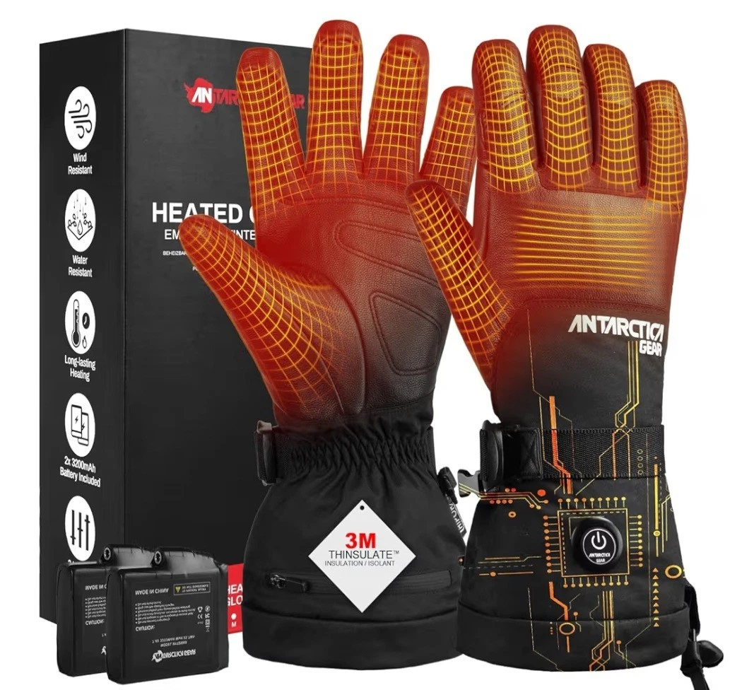 Heated Gloves, ANTARCTICA GEAR Winter Liners Heating Gloves Warm Gloves Small
Opens in a new window