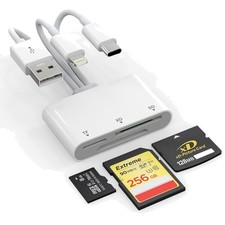 SD Kartenleser iPhone iPad USB C Micro SD SDXC XD SDHC Adapter 480 Mbit/s