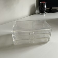 Acrylic Organiser 3-Drawer Clear
